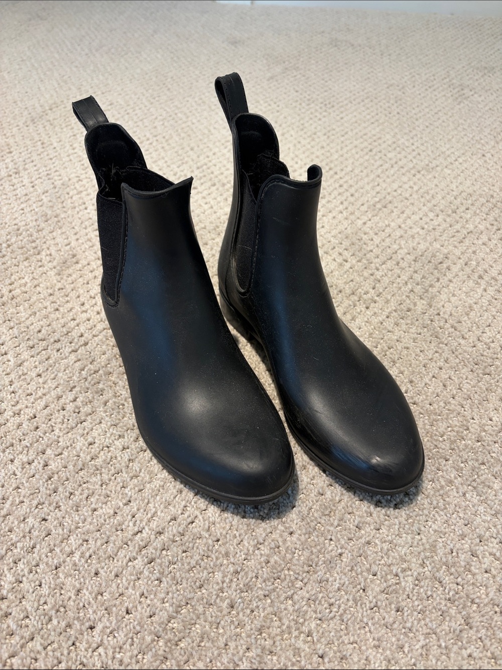 Target Black Chelsea Rain Boots